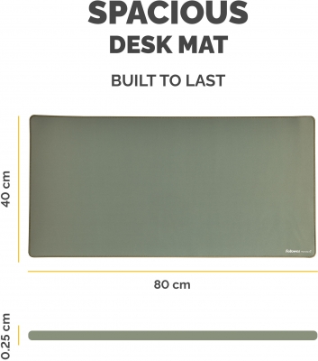 Mousepad birou Fellowes, breyta microban, salvie